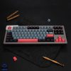 Crimson Key Caps Set GMK 8008 PBT Keycaps Cherry Profile Mechanical Keyboard Sublimation GMK Key Cap For MX Switch Mechanical Keyboard 129 Keys