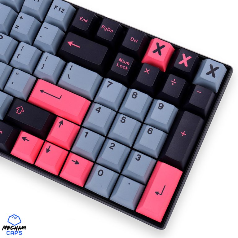 Crimson Key Caps Set GMK 8008 PBT Keycaps Cherry Profile Mechanical Keyboard Sublimation GMK Key Cap For MX Switch Mechanical Keyboard 129 Keys