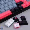 Crimson Key Caps Set GMK 8008 PBT Keycaps Cherry Profile Mechanical Keyboard Sublimation GMK Key Cap For MX Switch Mechanical Keyboard 129 Keys