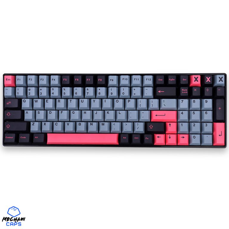 Crimson Key Caps Set GMK 8008 PBT Keycaps Cherry Profile Mechanical Keyboard Sublimation GMK Key Cap For MX Switch Mechanical Keyboard 129 Keys