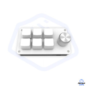 6 Keys RGB Numpad with Knob (White)